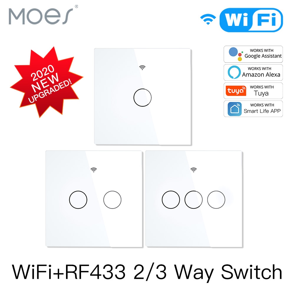 MOES-ο WiFi RF433 Ʈ ġ ġ, 2/3  ..